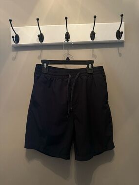 Quiksilver Black Athletic Drawstring Shorts